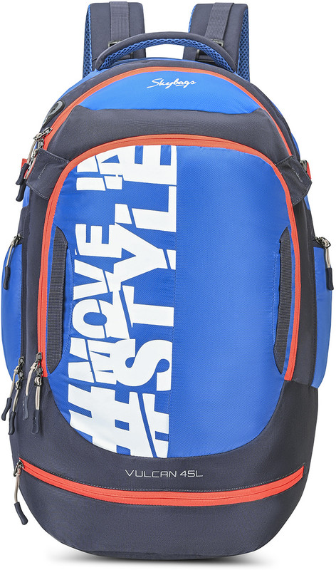 SKYBAGS VULCAN 45L LAPTOP WEEKENDER (E) BLUE Rucksack  - 45 L(Blue)