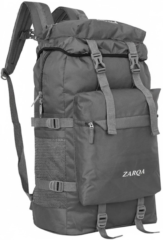 ZARQA Grey travel bag Rucksack  - 50 L(Grey)