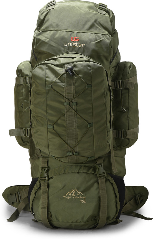 Unistar US 6010 RUCKSACK BAG WITH EXTRA SMALL DETACHABLE BAG IN 100 LTR CAPACITY Rucksack  - 105 L(Green)