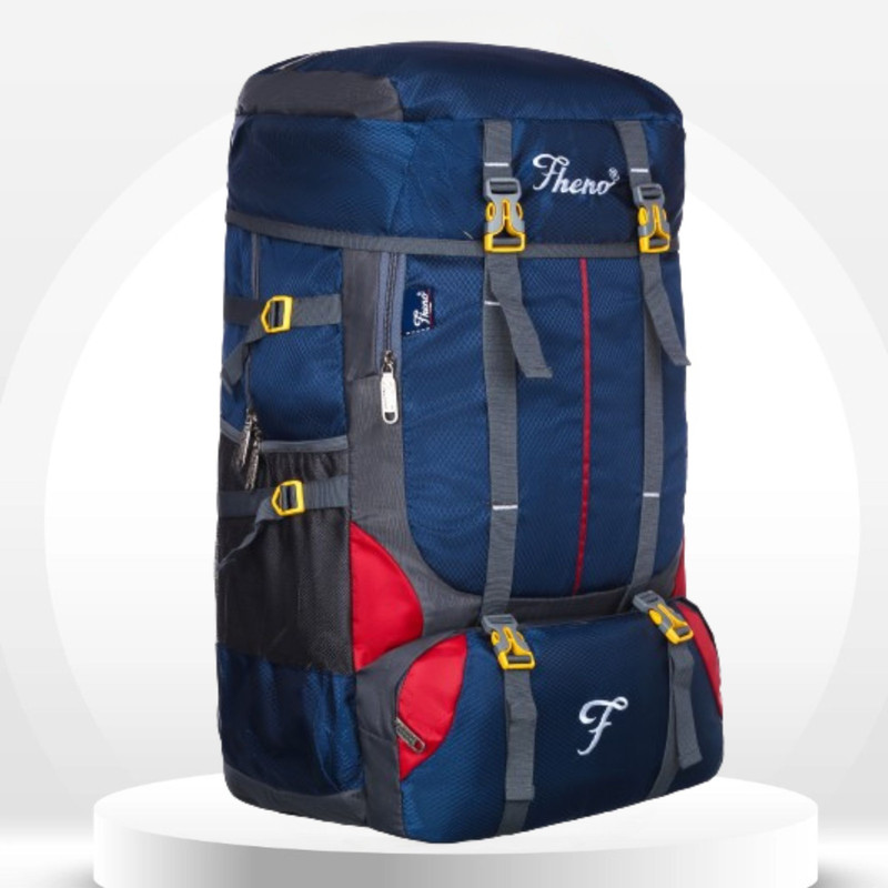 IMPULSE Travel bag for men tourist backpack for hiking trekking camping Rucksack - 60 L(Black)