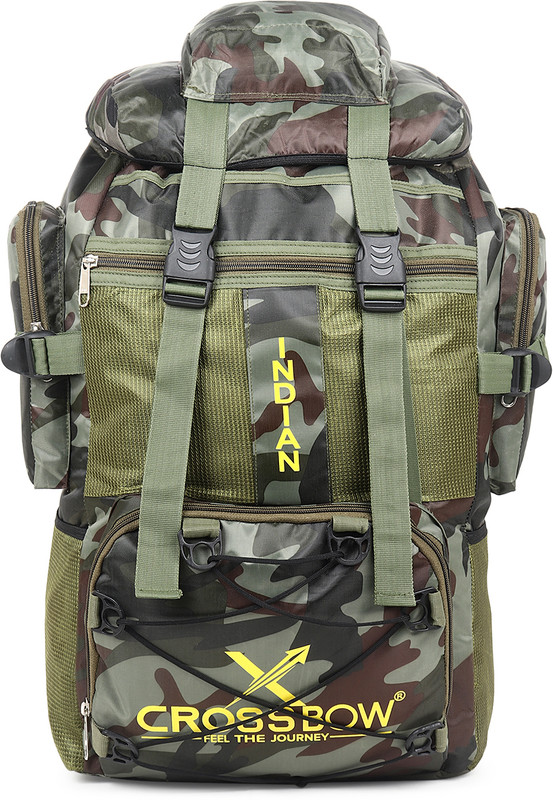 CROSSBOW PRODUCTS 90L waterproof army rucksack for hiking/travelling/mountraning/unisex rucksack(Green, Rucksack)