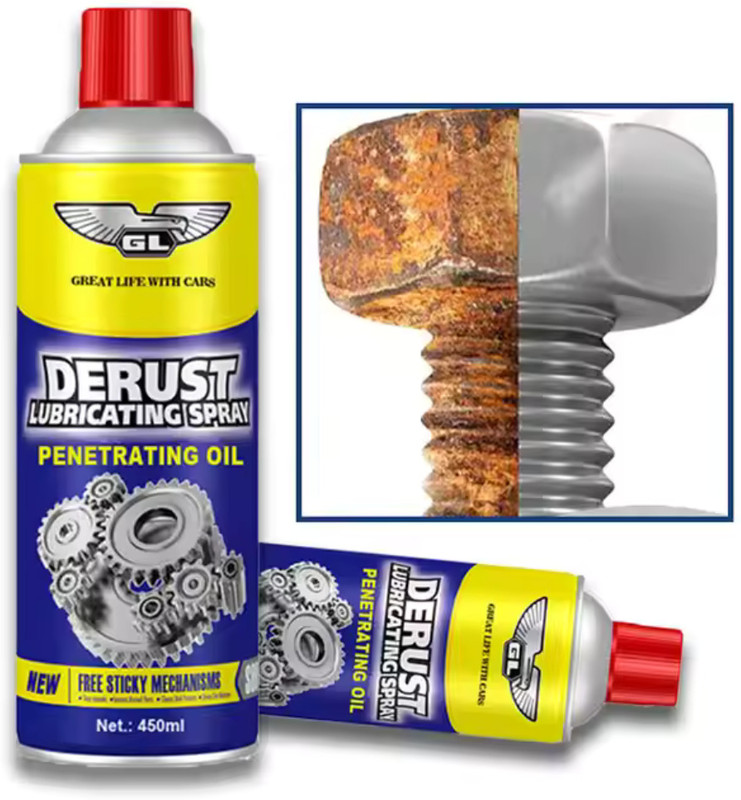 Calldrishe Multipurpose Spray Rust Removal, 420ml, Sticky Residue Rust Removal Aerosol Spray(450 ml)