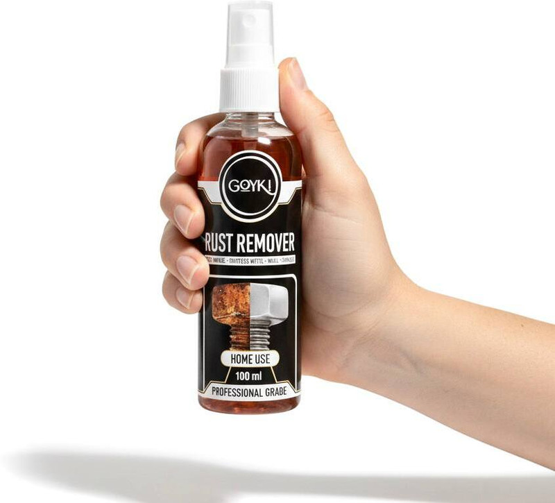 GOYKI Rust Remover Spray 100ml | Fast Acting Anti-Rust Cleaner Rust Removal Solution with Trigger Spray(100 ml)