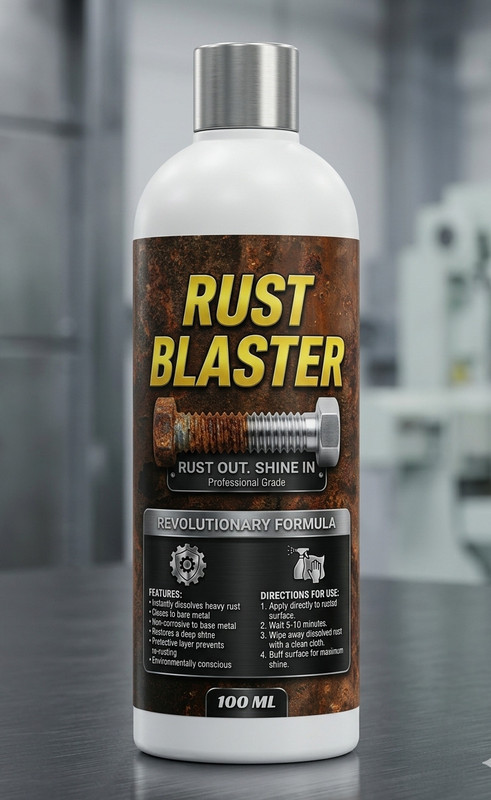 Ornika 100ml Rust Remover Solution for Iron Steel Surface Stain Cleaner Rust Removal Solution(100 ml)