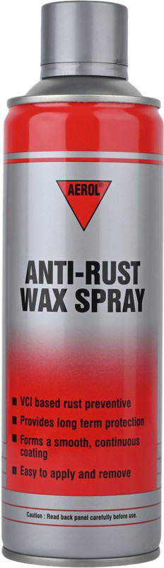 Aerol Corrogard Wax Spray, Grade 226 Rust Prevention (Anti-Corrosion) (300gm) Rust Removal Aerosol Spray(482 ml)