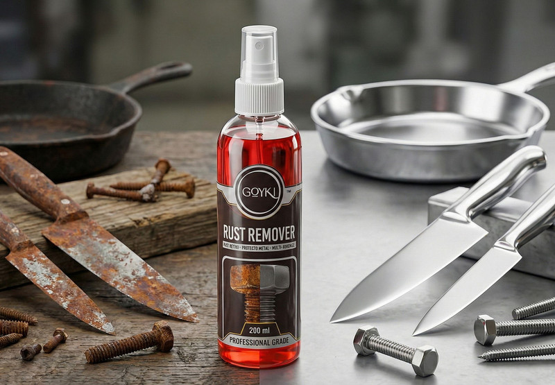GOYKI RUST REMOVER Rust Removal Solution with Trigger Spray(200 ml)
