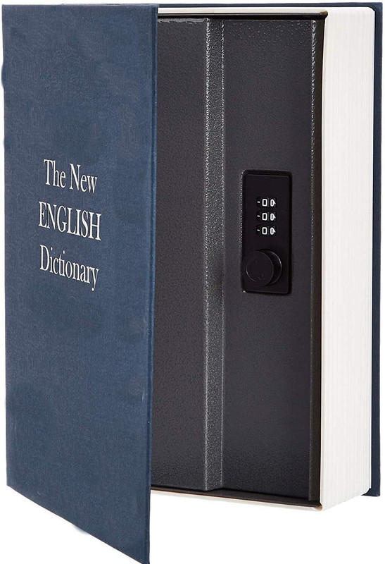 IVYLA Book Safe with Digital Lock Hidden Storage Box for Cash Jewellery Valuables Safe Locker(Digital)