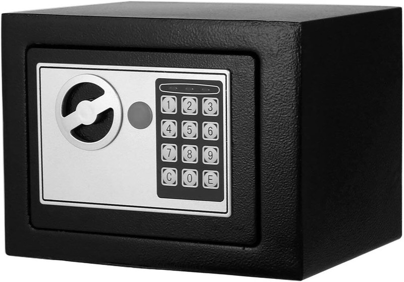 CLVMART Locker/Safe box/Electronic safe Lockers for home and Office Size- With Shelf Safe Locker(Keypad)