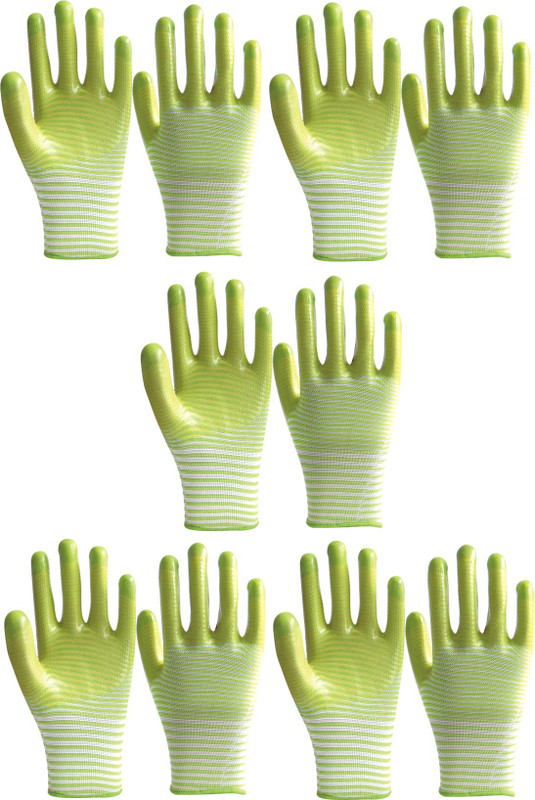 RBGIIT Hand Gloves for Gardening Work, Sports, Agriculture Men and Women safe Finger K1 Climbing Gloves(Green)