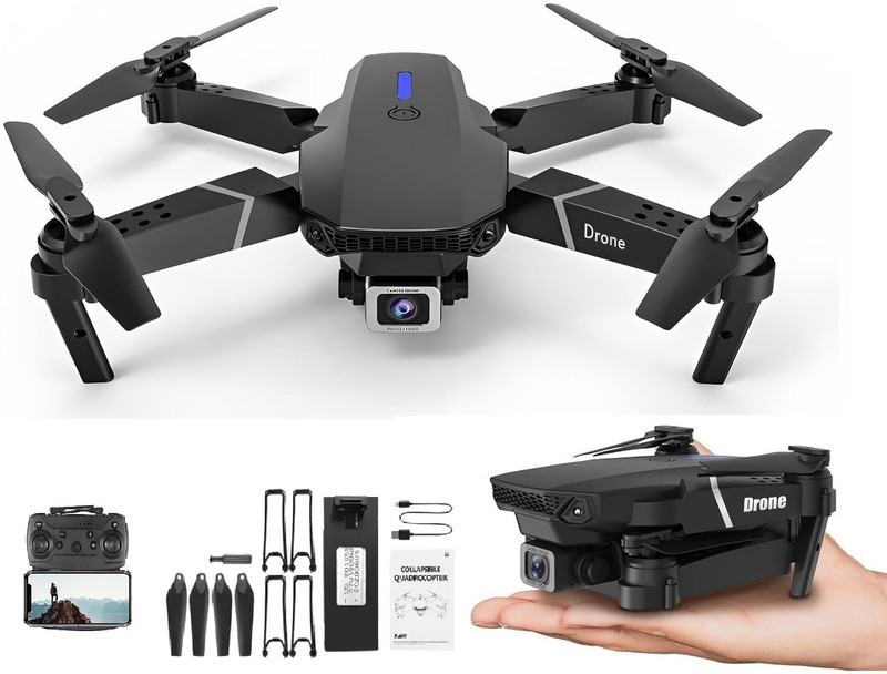 Kapi Foldable-RC-Quadcopter-Altitude-Hold-Headless-Mode-Hight-Hold-Color Drone