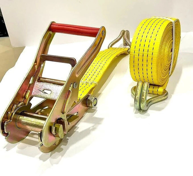 chirag CARGO LASHING BELT 50MM X 15 MTR Safety Lock (Yellow) Safety Lock, Cable Lock, Luggage Strap(Yellow)