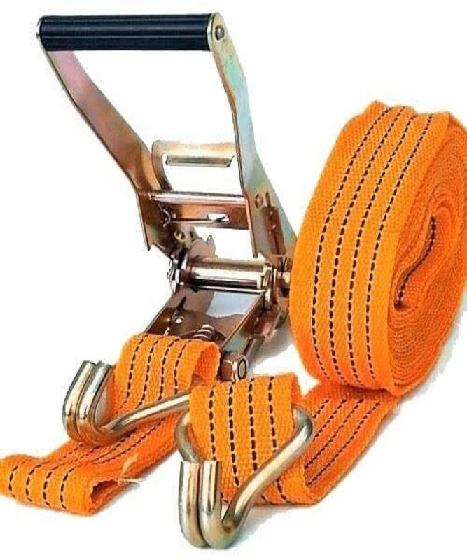 ANWARI ENGINEERING Ratchet Lashing Belt / DJ Belt with 10 mtr Strap Luggage Strap(Gold)