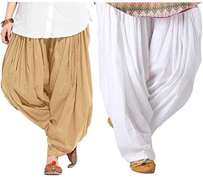 Prabha creations Pure Cotton Solid Salwar