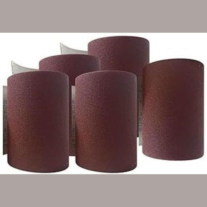ALF Sanding Roll (4 inch x 1m, Pack of 5) for Metal Emery Sandpaper(GRIT 80 Pack of 5)