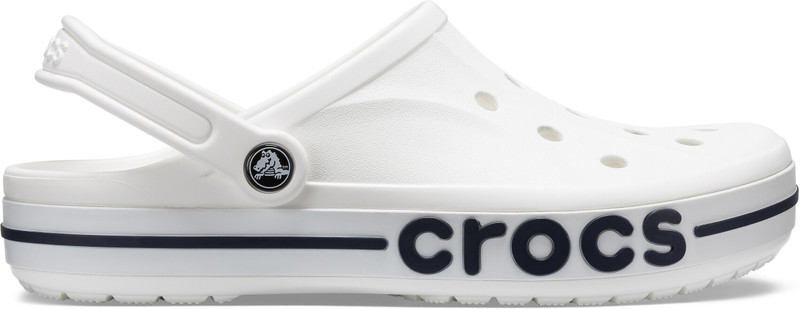 CROCS Bayaband Unisex Clogs(White , 9 UK/India)