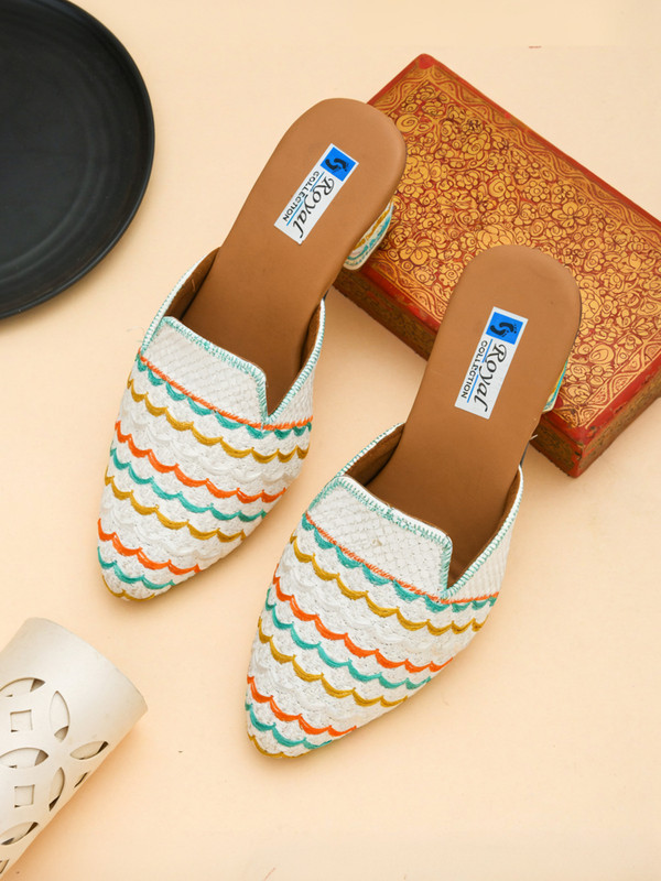 Gerief Women Heels(White , 4)