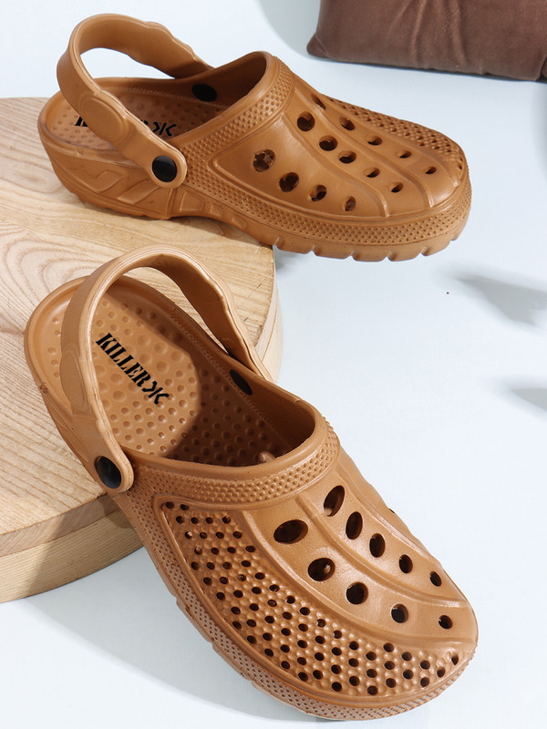 KILLER Men Clogs(Tan , 10)