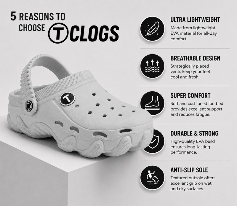Stepzy Unisex Clogs(Multicolor , 7)