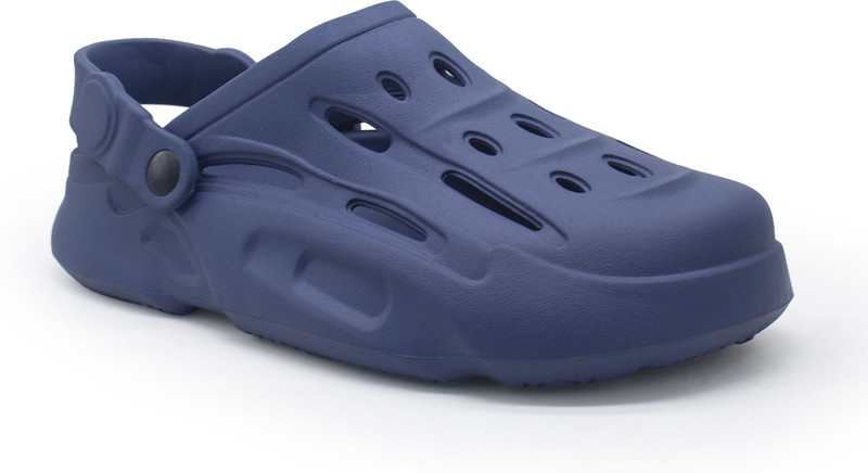 action COOL 1001 Stylish Comfortable Lightweight Casual Slip On Clogs Men Sandals(Navy , 8)