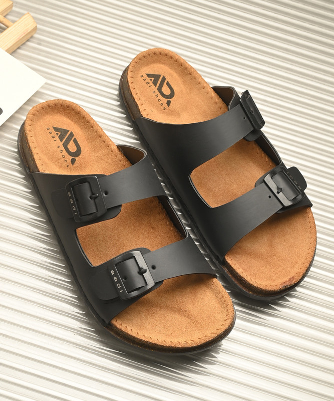aadi Men Casual(Black , 8)