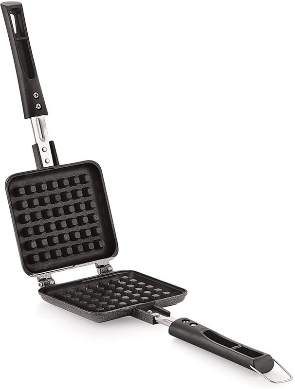 Vaneeji WAFFLE MAKER NON-STICK GAS TOASTER Waffle(Black)