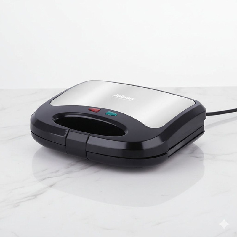 Jaipan by Jaipan Toasty Zen Grill Sandwich Maker(Black, Silver)