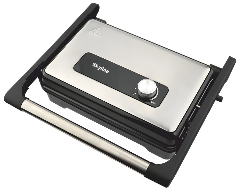 SKYLINE VTL-5023 Grill, Open Grill(Silver-Black)