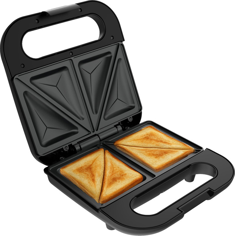 HAVELLS Quick Crunch Sandwich Maker | 800 W | Power Indicator Light Toast Sandwich Maker(Black)