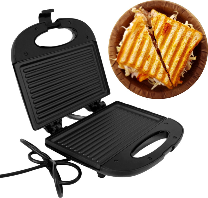 Kookelite Electric Panini & Sandwich Grill – Non-Stick Easy Clean Grill, Toast(Black)
