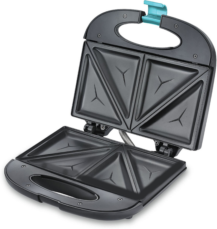 Prestige PSMFB (D) Designer Series Non-Stick Sandwich Toasters With fixed Plate Toast Sandwich Maker(Black, Blue)