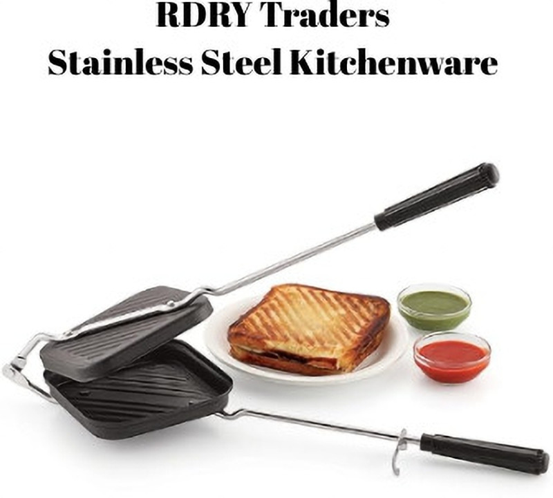 RDRY Traders SANDWICH MAKER Toast Sandwich Maker(Black)