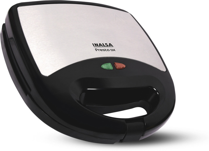 Inalsa Presto DX Grill Toaster Grill Sandwich Maker(Black/Silver)
