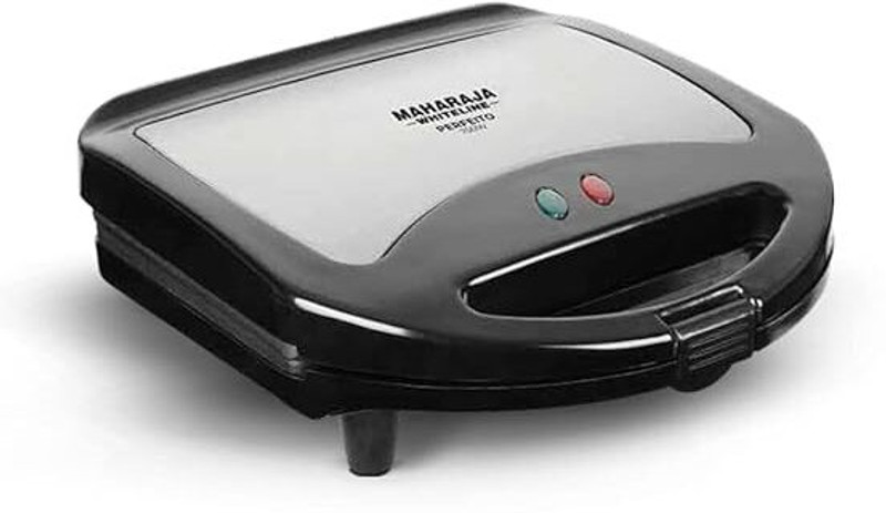 MAHARAJA WHITELINE PERFEITO Grill Sandwich Maker(Grey, Black)