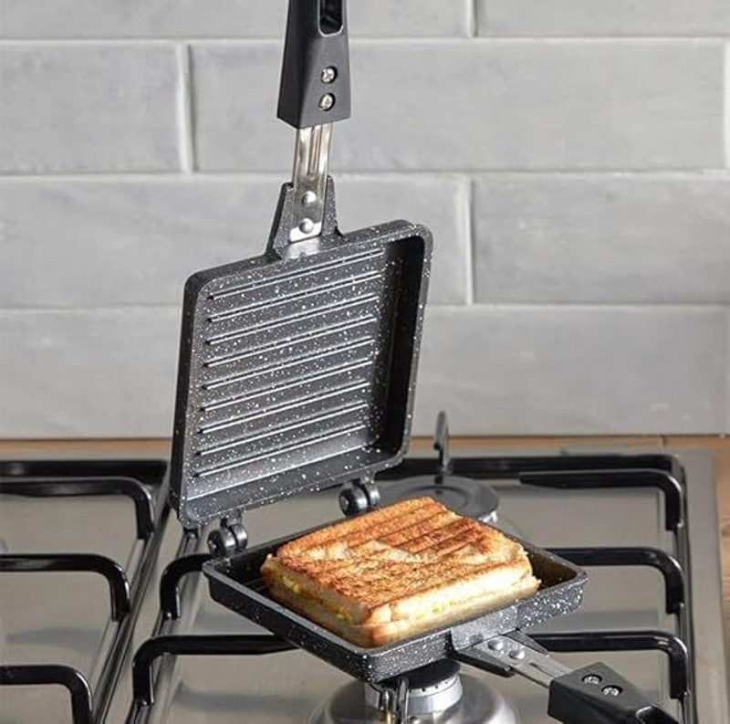 OTINEX by OTINEX Sandwich Toaster Toast Sandwich Maker(Black, Grey)