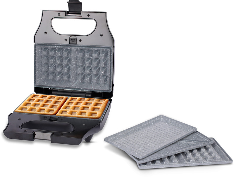 Wipro Elato BS302 3 in 1 Detachable Toast Sandwich Maker(Black)