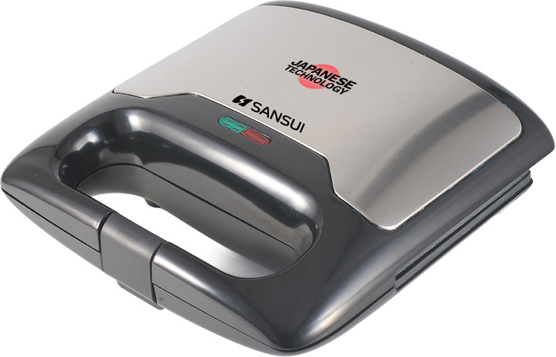 Sansui Crisp Grill Sandwich Maker(Silver)