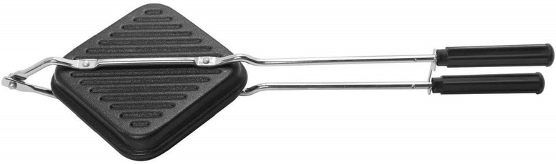 Masox Store Grilled Sandwich Toaster for Gas Stove Non Stick Kitchen Utility Tool Grill Sandwich Maker(Black)