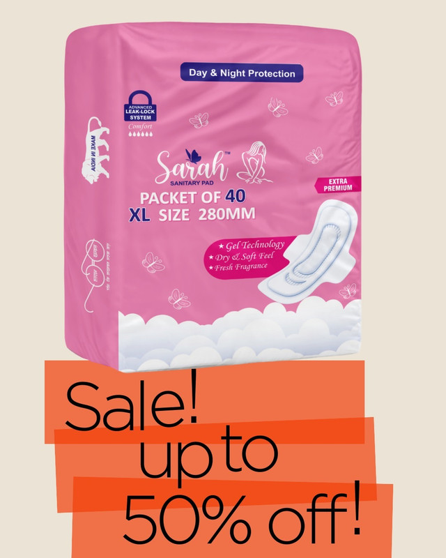 Sarah Sanitary Pad XL Size 280mm-4opad Sanitary Pad