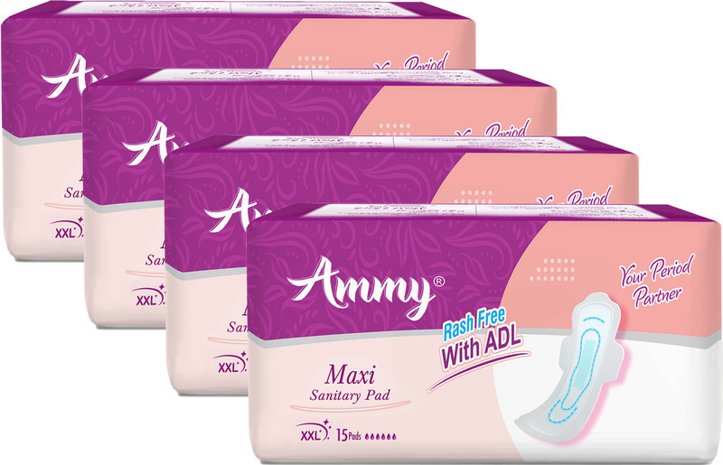 Ammy Maxi Extra Long XXL Sanitary Pad(Pack of 60)