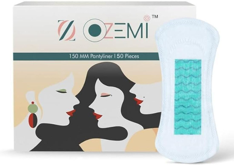 Ozemi Anti-Bacterial Anion Panty Liner for Women Pre & Post-Period, Discharge Pantyliner(Pack of 150)