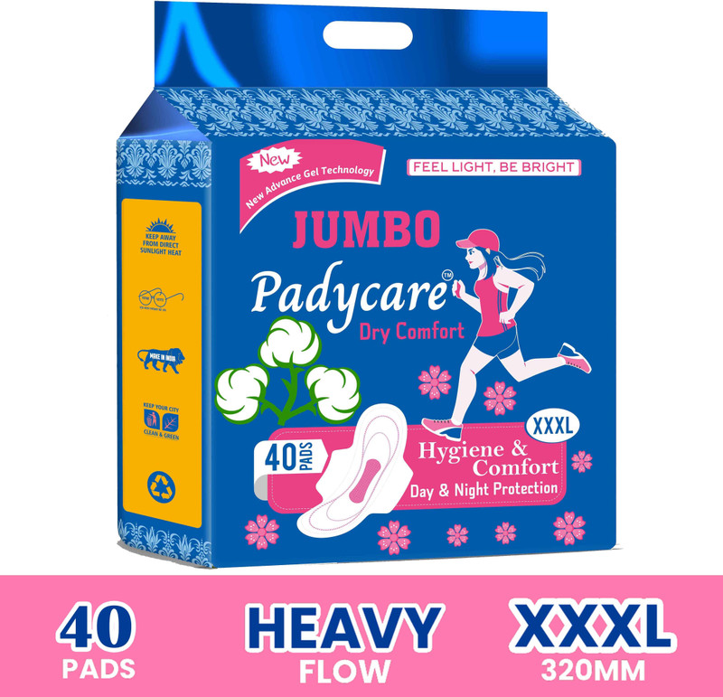 SIRONA Cottony Ultra Soft Rash Free XL & XL+ Sanitary Pad(Pack of 20)