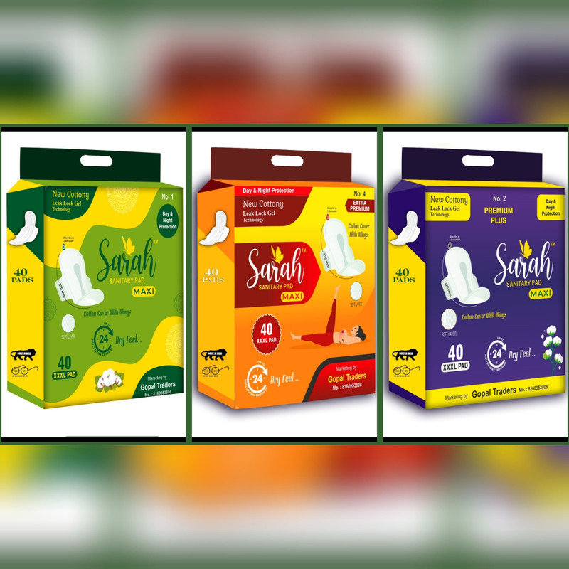 Sarah Sanitary Pad Maxi_s6-New Pantyliner(Pack of 40)