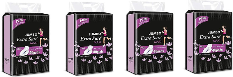 Extra Sure vk-160 sanitiry pad Sanitary Pad(Pack of 160)