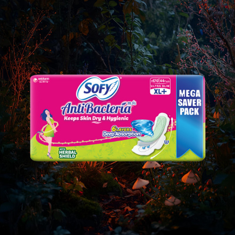 SOFY anti-stain wings Pantyliner(Pack of 44)