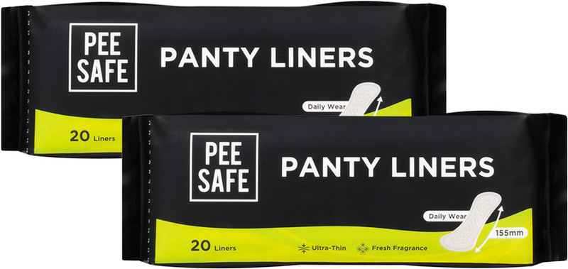 Pee Safe Panty Liners For Women Daily Use | Cottony Soft Surface | 155mm Optimum Coverage Pantyliner(Pack of 80)