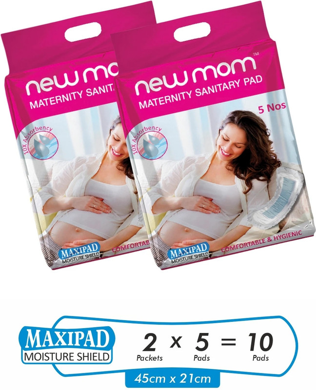 Newmom Disposable Maternity Maxi pad - pack of 15 Sanitary Pad(Pack of 15)