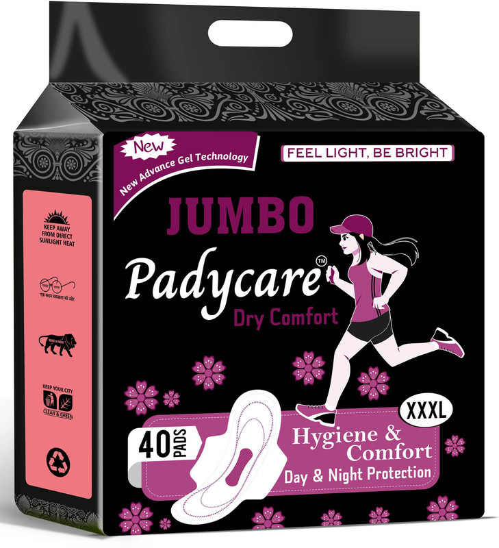 Padycare Drynet JUMBO XXXL (320mm) Sanitary Pad(Pack of 40)