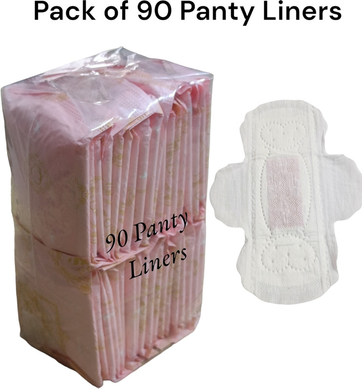 safe women Panty Liners-90N for Light Flow & White Discharge Pantyliner(Pack of 90)
