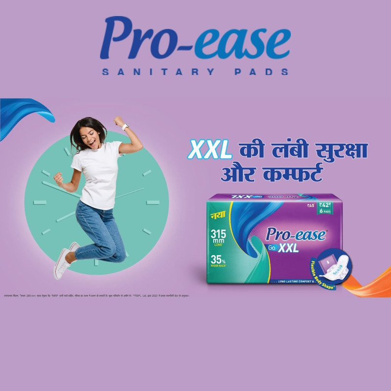 Pro-ease PROEASE_XXL_pad Sanitary Pad(Pack of 36)