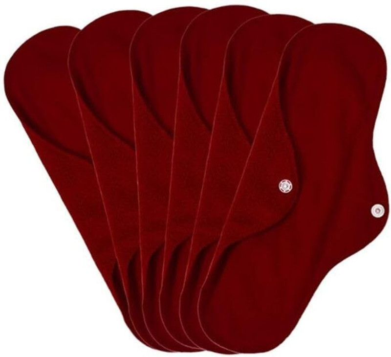 AEREX Reusable Cloth Sanitary Napkins for Women Period Pads Sanitary Pad(Pack of 6)